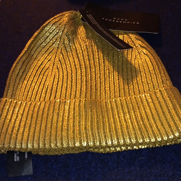 Zara Gold Hat - Picture 4 of 4